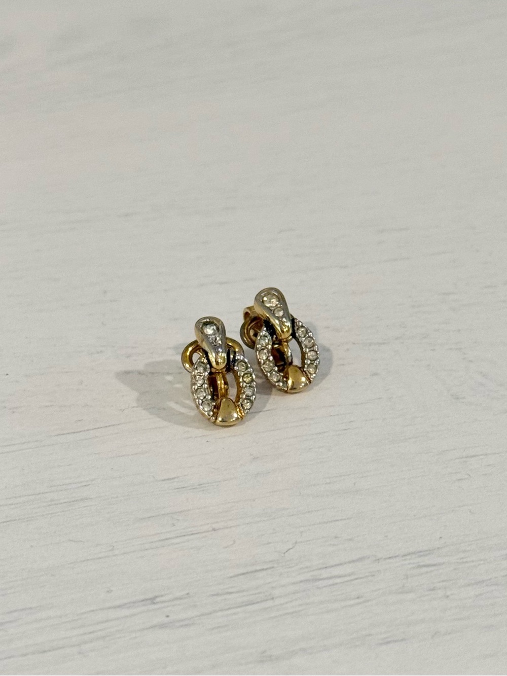 Nina Ricci Vintage Crystal Earrings